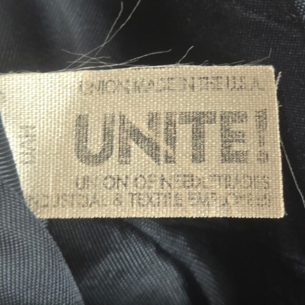 Nino Cerruti Mens Blazer Size 43 Suit Coat Navy Blue Made in USA - Picture 9 of 16